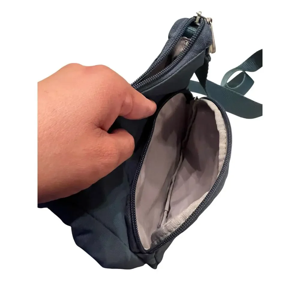 Baggallini Joey Bagg Pacific Blue adjustable lightweight crossbody travel bag